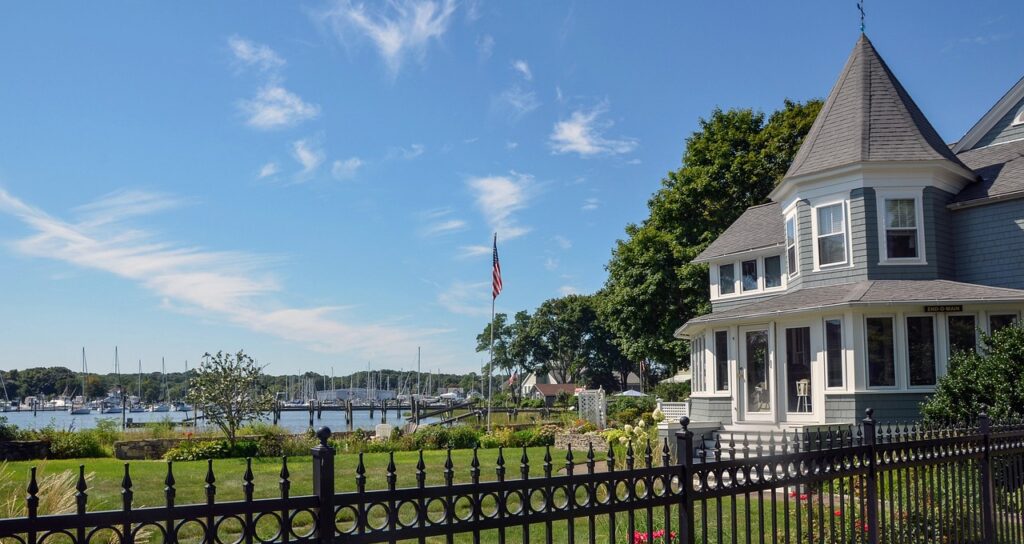 Northeast home in summer